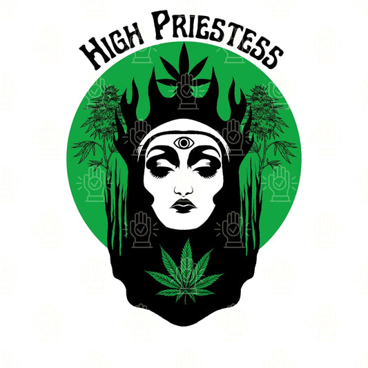High Priestess 8x8” Print
