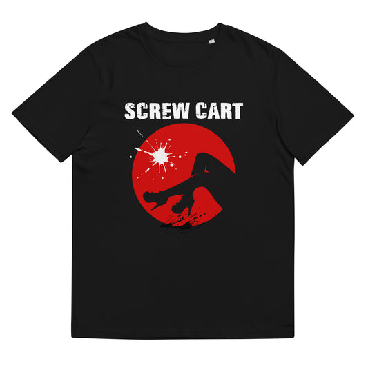 Band T-Shirt, SCREW CART, Boston Punk Rock, CUSTOMERS FROM USA: ORDER 1 SIZE UP. Design by Colleen.